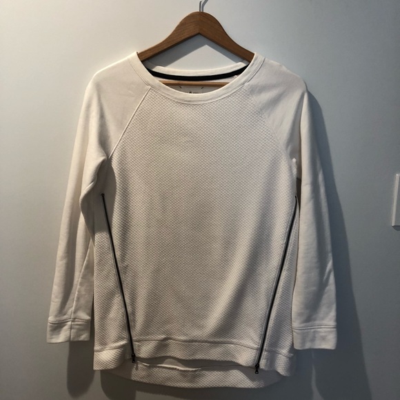 LOU & GREY White Tunic with Side Zippers - Picture 3 of 3